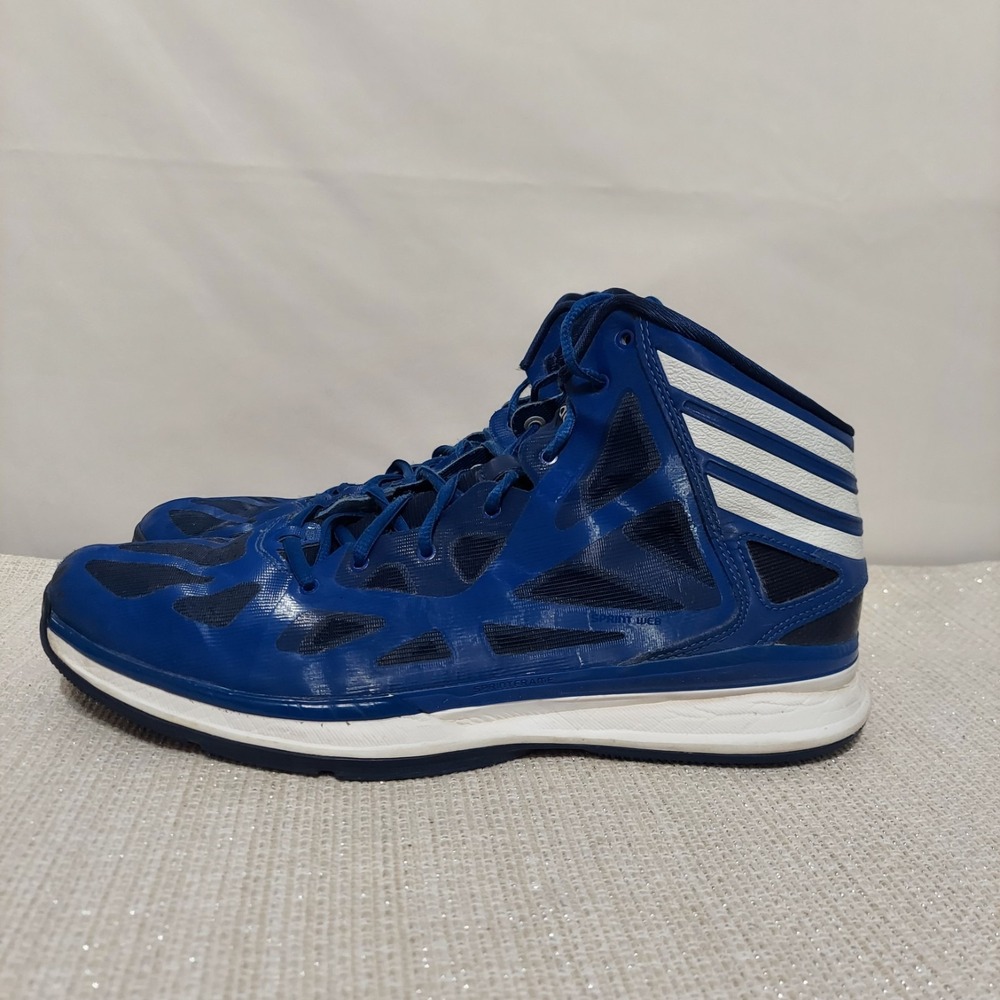 Adidas Adizero Crazy Light 3 Mens Basketball Shoes Blue White Q33363 Size 12